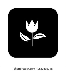 Flower icon vector trendy design template on white background eps 10
