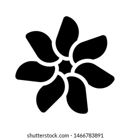 Flower icon., Flower icon vector, in trendy flat style isolated on white background. Flower icon image, Flower icon illustration. coloring book