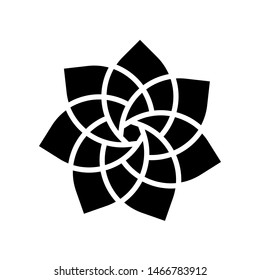Flower icon., Flower icon vector, in trendy flat style isolated on white background. Flower icon image, Flower icon illustration. coloring book