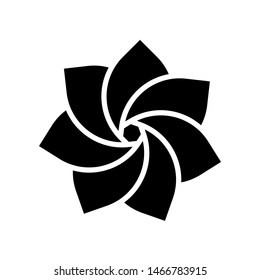 Flower icon., Flower icon vector, in trendy flat style isolated on white background. Flower icon image, Flower icon illustration. coloring book
