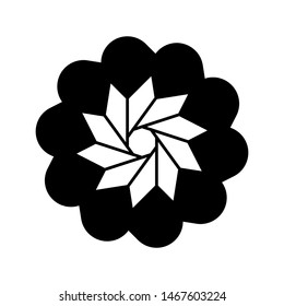 Flower icon., Flower icon vector, in trendy flat style isolated on white background. Flower icon image, Flower icon illustration. coloring book