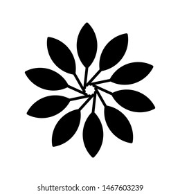 Flower icon., Flower icon vector, in trendy flat style isolated on white background. Flower icon image, Flower icon illustration. coloring book