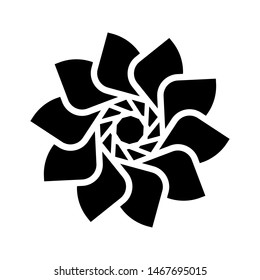 Flower icon., Flower icon vector, in trendy flat style isolated on white background. Flower icon image, Flower icon illustration.