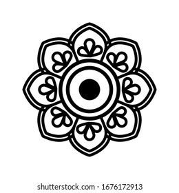 Flower icon., Flower icon vector, in trendy flat style isolated on white background. Flower icon image, Flower icon illustration.