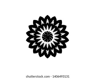 flower icon vector in trendy style