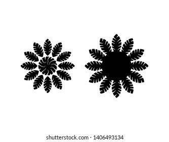 flower icon vector in trendy style