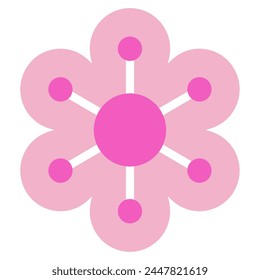 Flower Icon for web, app, infographic, etc