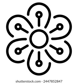 Flower Icon for web, app, infographic, etc
