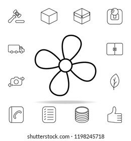 flower icon. Web icons universal set for web and mobile