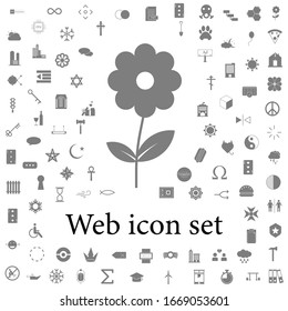 icono de flor. iconos web conjunto universal para web y móvil