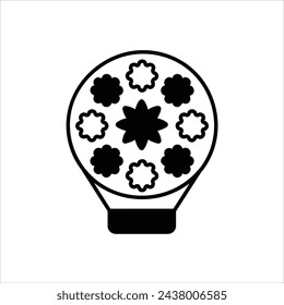 flower  icon with white background vector