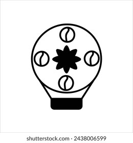 flower  icon with white background vector