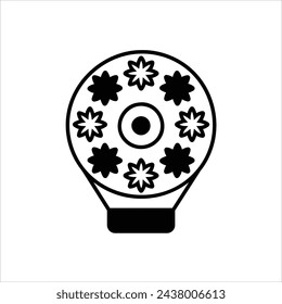 flower  icon with white background vector