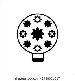 flower  icon with white background vector