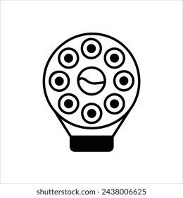 flower  icon with white background vector