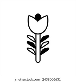 flower  icon with white background vector