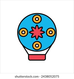 flower  icon with white background vector