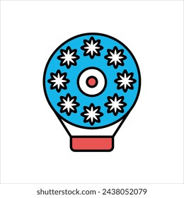 flower  icon with white background vector