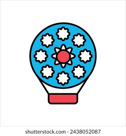 flower  icon with white background vector