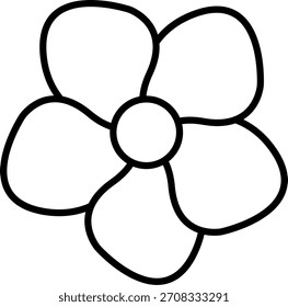 Icono de la flor para su proyecto