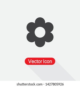 Flower Icon,Flower Petal Icon Vector Illustration Eps10