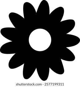 Flower icon.Flowers elements collection. Flower plant, floral garren icons collection. cute round flower plant nature, black colour shape icon,hand draw wreath. garden plants illustration collection.