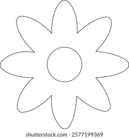 Flower icon.Flowers elements collection. Flower plant, floral garren icons collection. cute round flower plant nature, black colour shape icon,hand draw wreath. garden plants illustration collection.