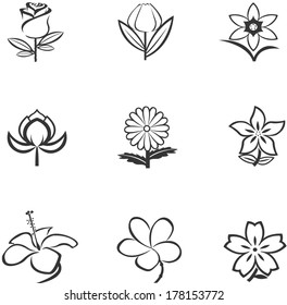 flower icons