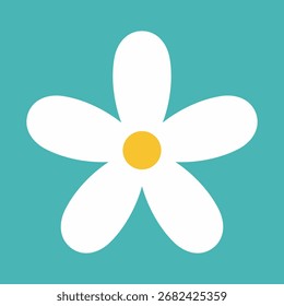 Blumensymbole setzen Vektorgrafik einzeln auf weißem Hintergrund. Einfaches Blumensymbol.