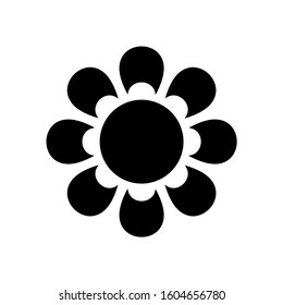 Flower icons in a trendy flat style isolated on a white background. Spring symbol for your website design, logo, application, UI. Vector illustration eps 10