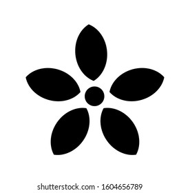 Flower icons in a trendy flat style isolated on a white background. Spring symbol for your website design, logo, application, UI. Vector illustration eps 10