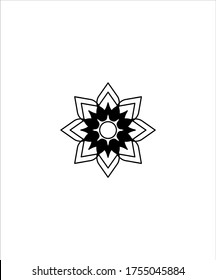 icono de flor,mejor icono plano del vector.