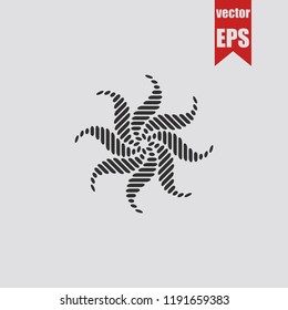 
Flower icon.Vector illustration.