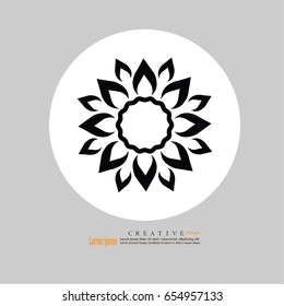flower icon.vector illustration.