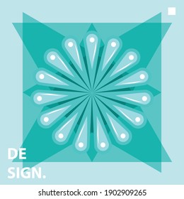 diseño de ilustraciones de flores como fondo bonito