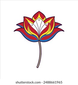 Flower  illustration design vector file