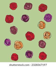 Flower illustration image. 
Hand drawn image artwork of a flower. 
Simple cute original logo.
Hand drawn vector illustration for posters, cards, t-shirts.