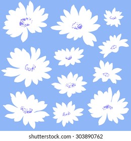 Flower illustration object