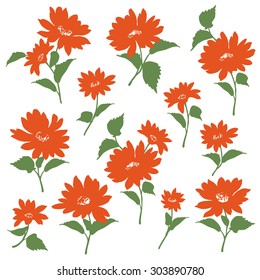 Flower illustration object