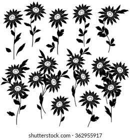 Flower illustration object