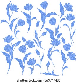 Flower illustration object