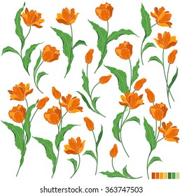 Flower illustration object