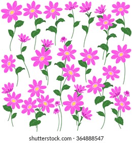 Flower illustration object