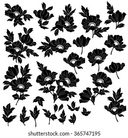 Flower illustration object