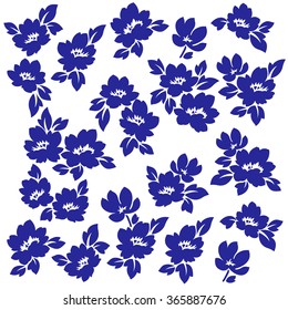 Flower illustration object
