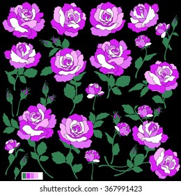 Flower illustration object