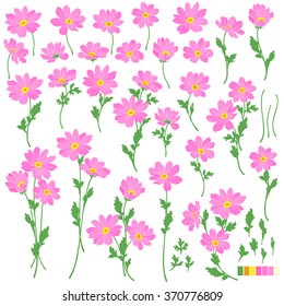 Flower illustration object