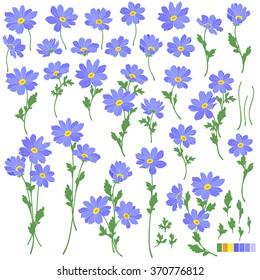 Flower illustration object