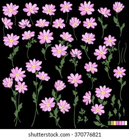 Flower illustration object