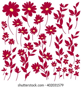 Flower illustration object